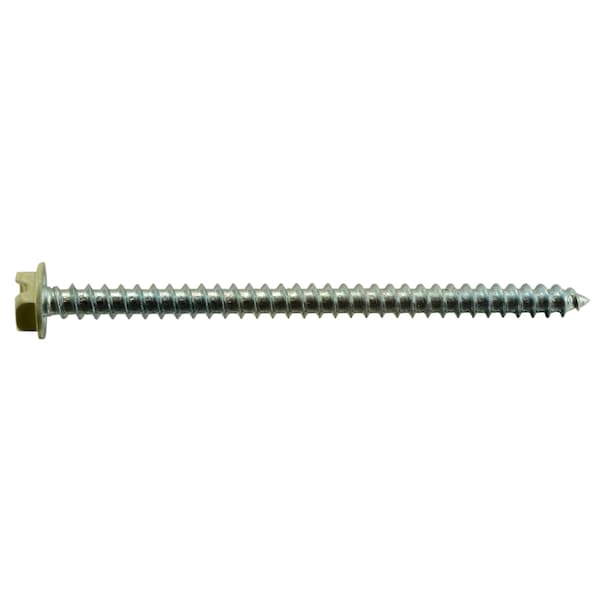 Midwest Fastener Sheet Metal Screw, #10 x 3 in, Painted Steel Hex Head Slotted Drive, 10 PK 38016 - main